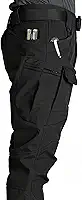 Calça cargo tática masculina, vários bolsos, cintura ajustável, secagem rápida, durável, caminhada, acampamento, trabalho