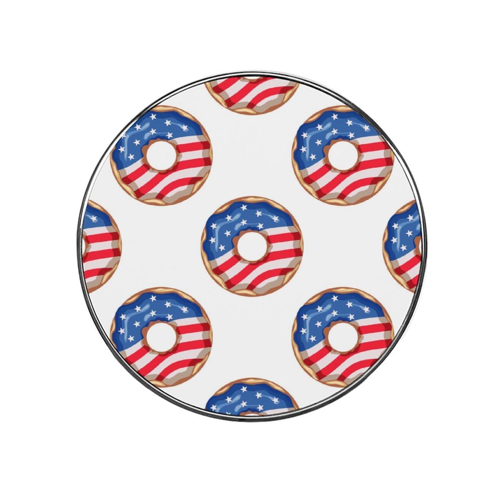 Donut American Flag Refrigerator Magnet Decorative Locker Magnet For Kitchen And Office Home Décor