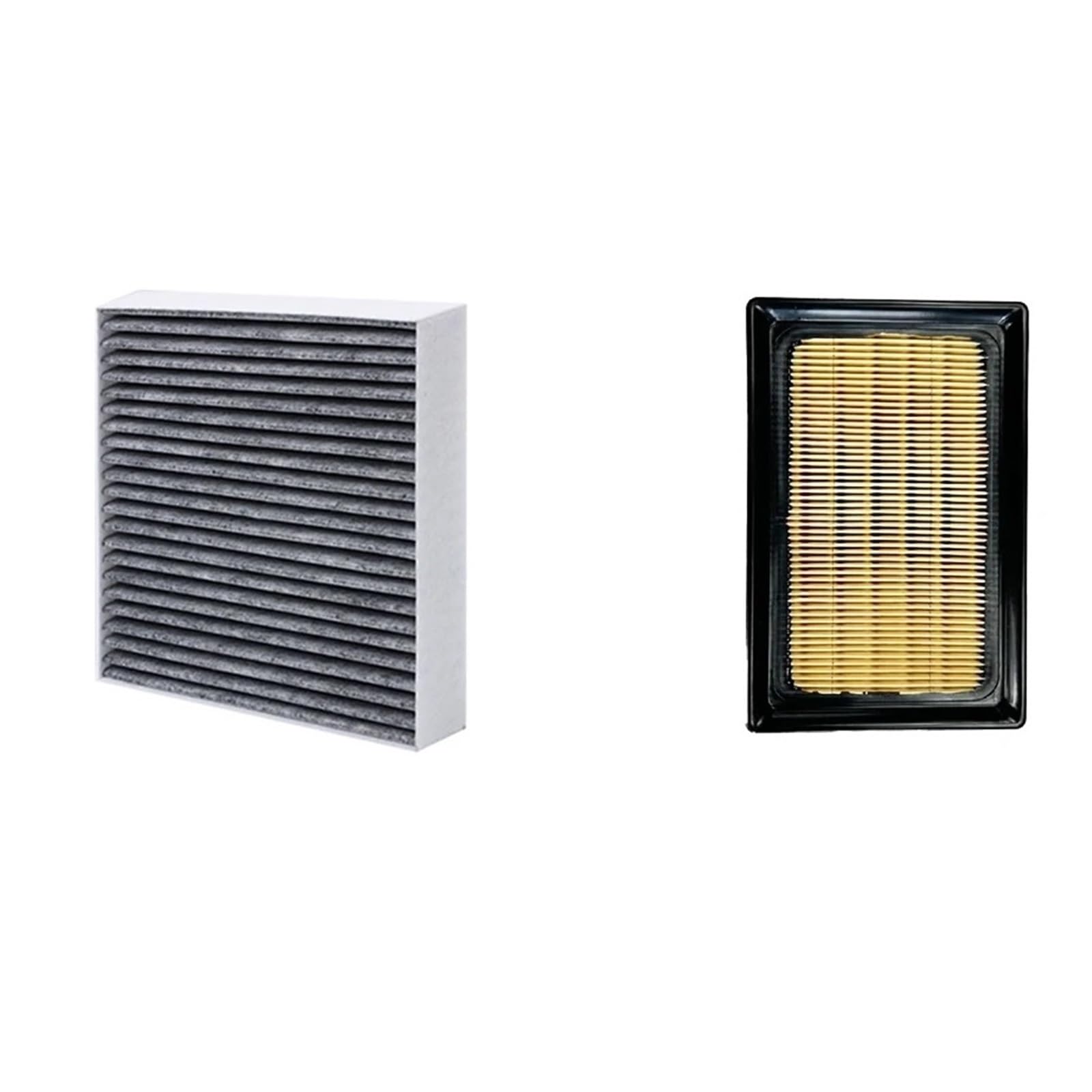 Car Cabin Air Filters Set Filter Fit For Outlander 2013-2015 Air Filter+ Cabin MR968274 27277-4M400(Air and Cabin)