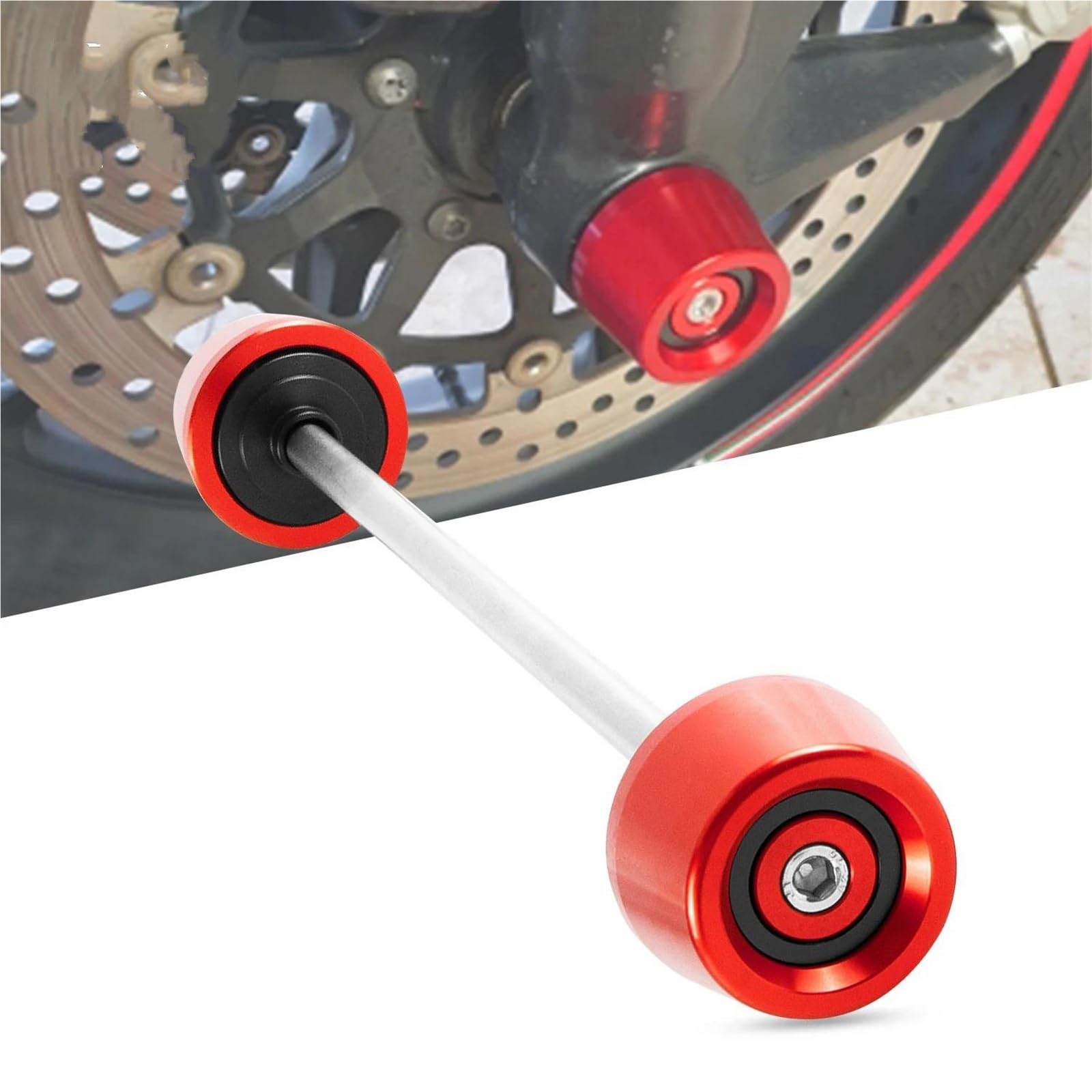 POIBNZ Rahmen-Slider Für Ducati Streetfighter V2 2022-2024 - Sturzschutz Aus Aluminium