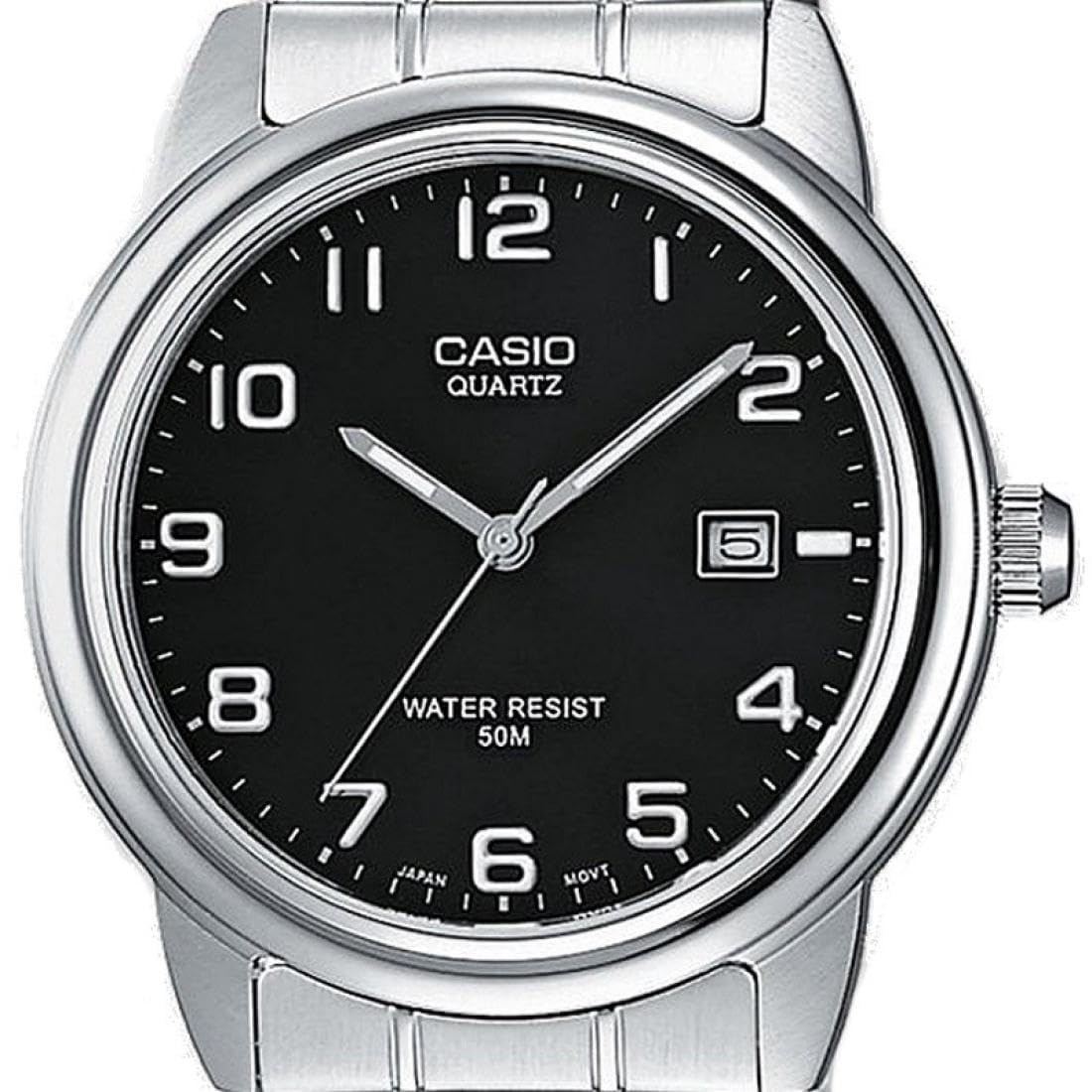 Casio - Orologio analogico da donna, MTP-1221A con cinturino in acciaio inossidabile