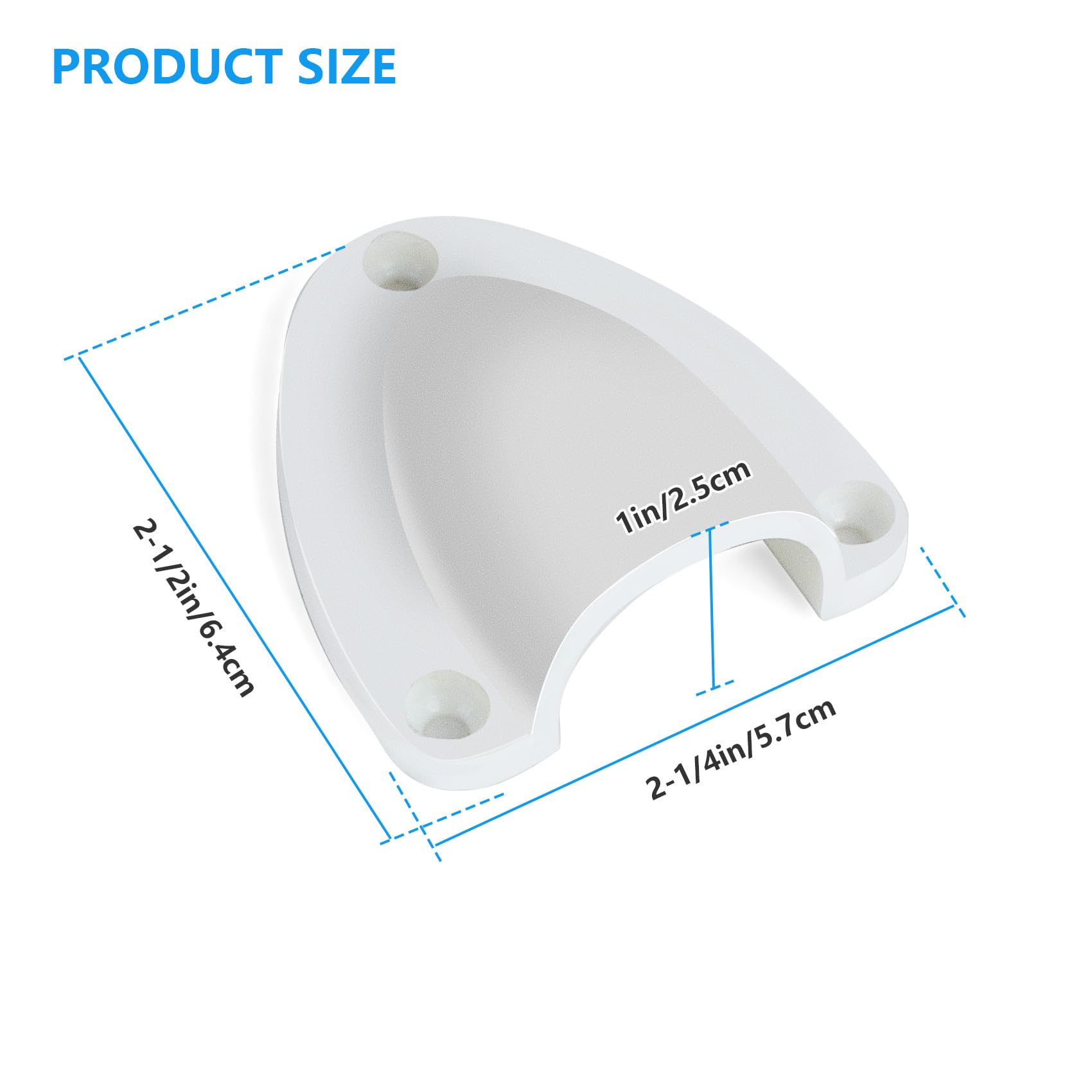 ORLANG 4 Pack Nylon Marine Wire Cable Vent Cover, 2-1/2