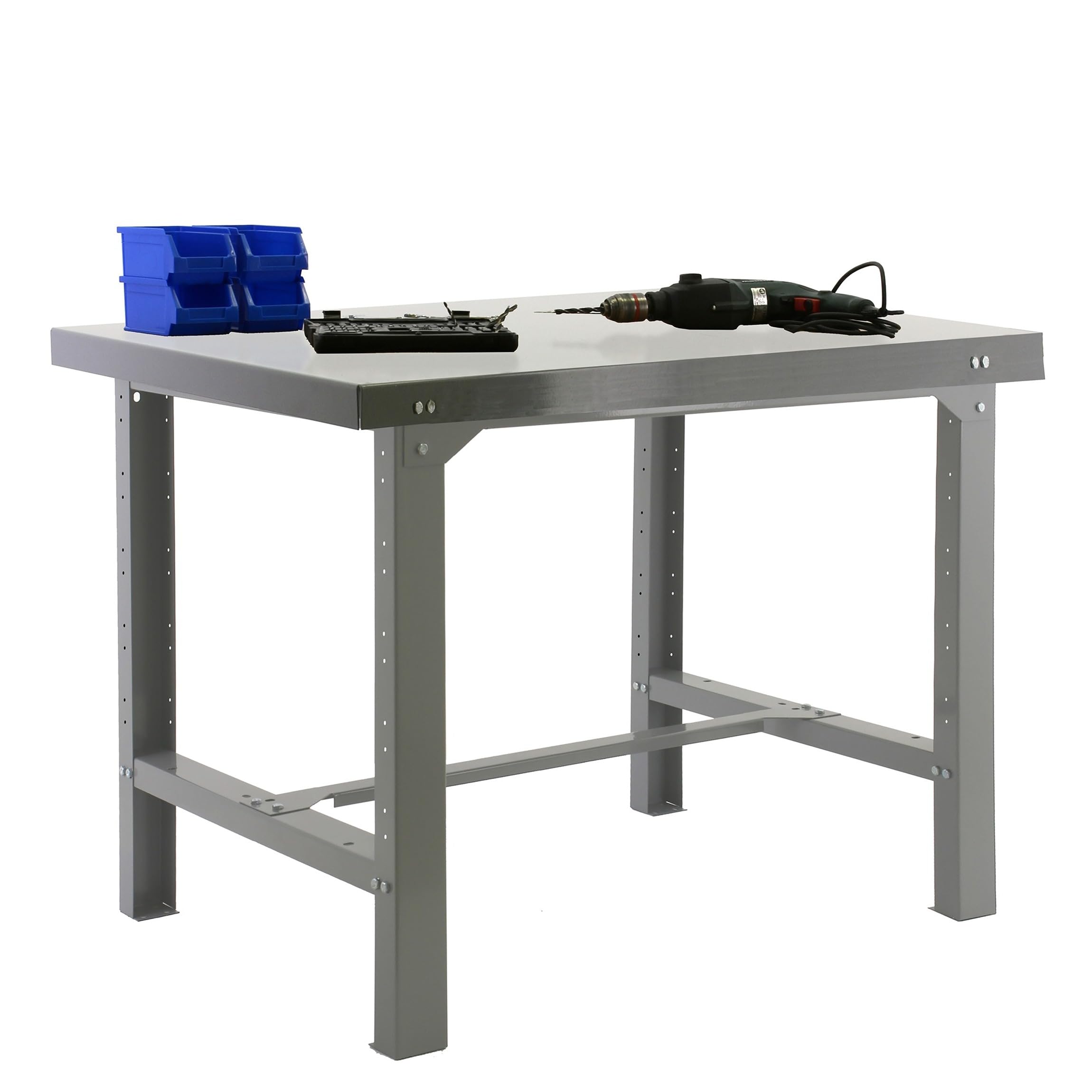Simon Rack Banco de Trabajo BT6, Capacidad 600 kg, 830x1500x730 mm, Gris