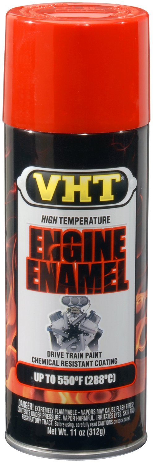 VHT (ESP123007-6 PK) Chevy Orange High Temperature Engine Enamel - 11 oz. Aerosol, (Case of 6)