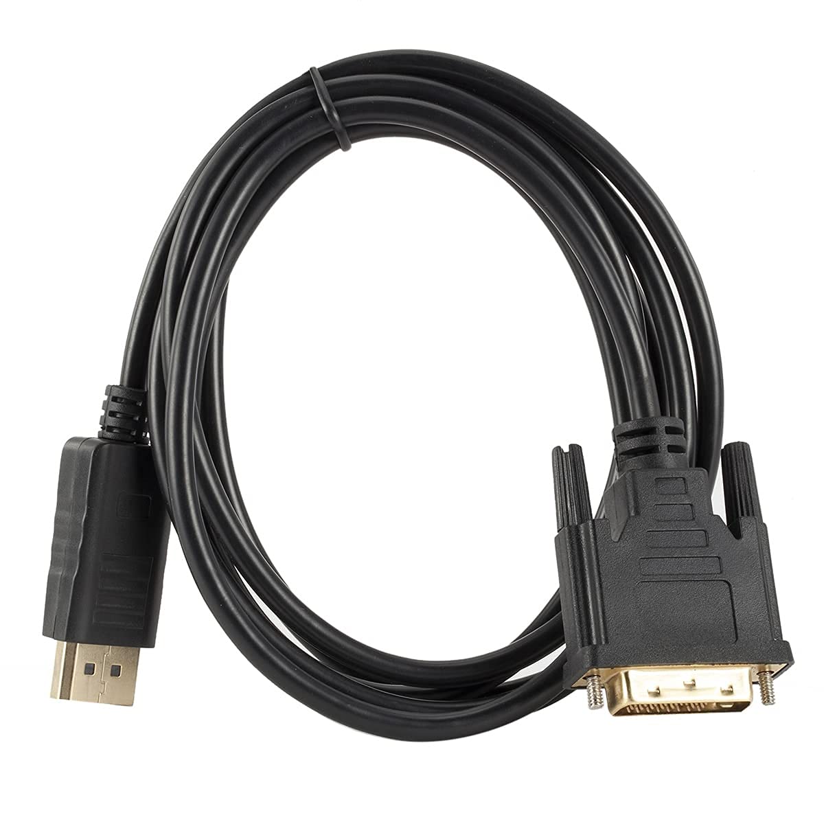 PremiumCord Cavo Adattatore DisplayPort a DVI M/M 5 m, DP 1.1 a DVI a 1,65 Gbps, Compatibile con Video Full HD 1080p 60 Hz, Nero