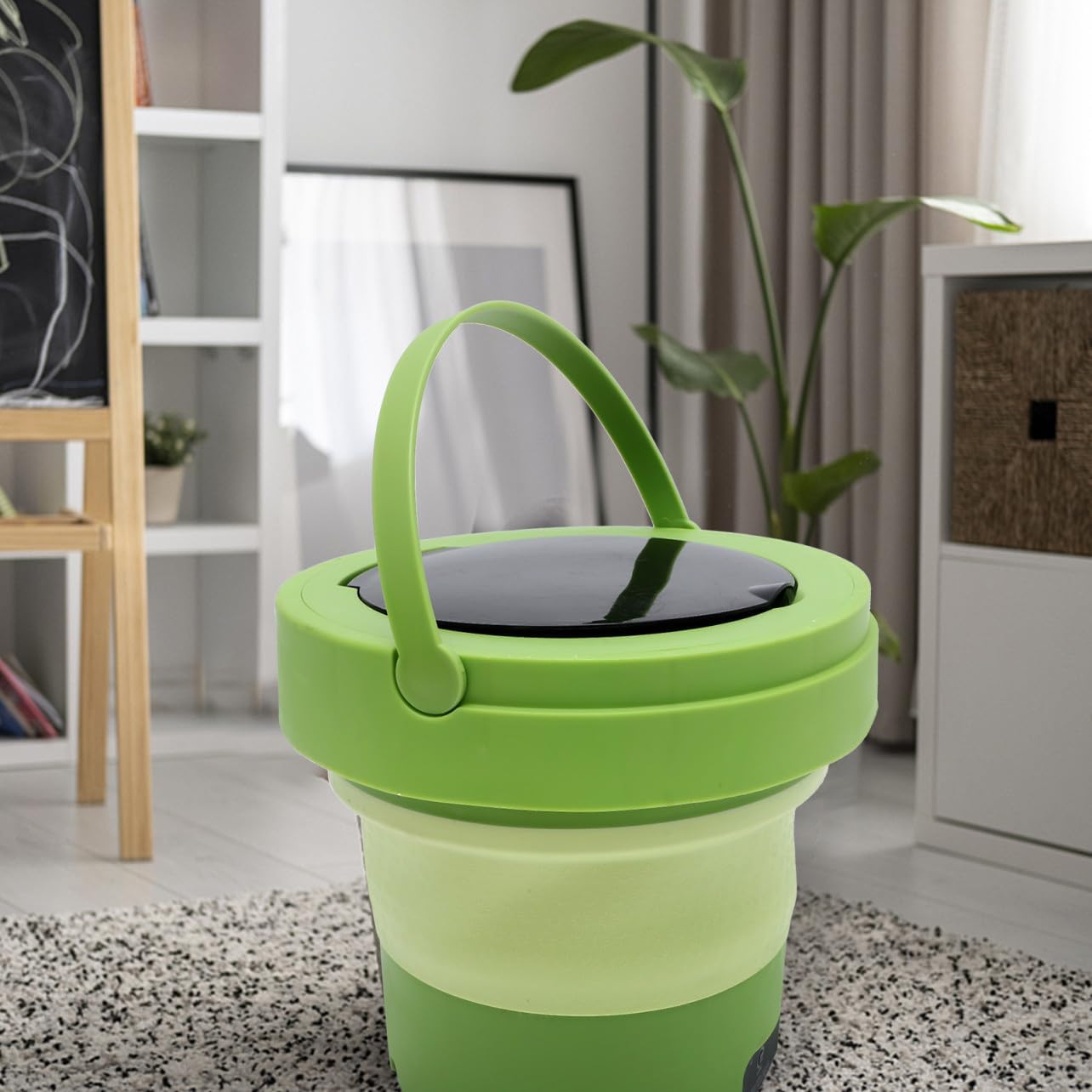 Portable Clothes Washer Lightweight Mini Washing Machine with High Speed Rotation for Travel Dorm Apartment Portable Washer for Stain Removal and Hands Laundry US Plug