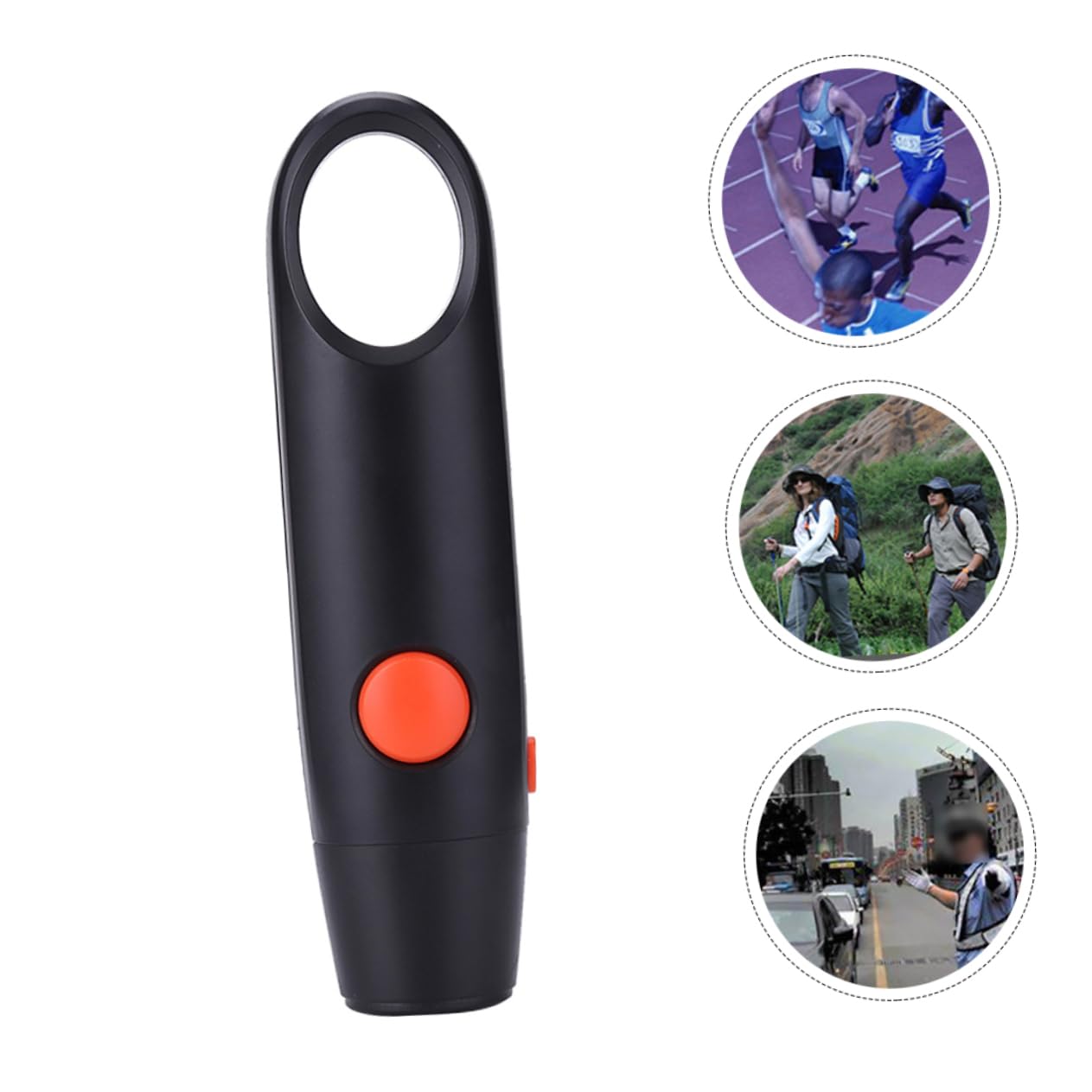 Garneck 3pezzi Fischietto Elettronico Portatile per Emergenze e Sport Adatto Partite di Basket e attività Outdoor Facile da Usare e Molto Rumoroso Senza Batteria