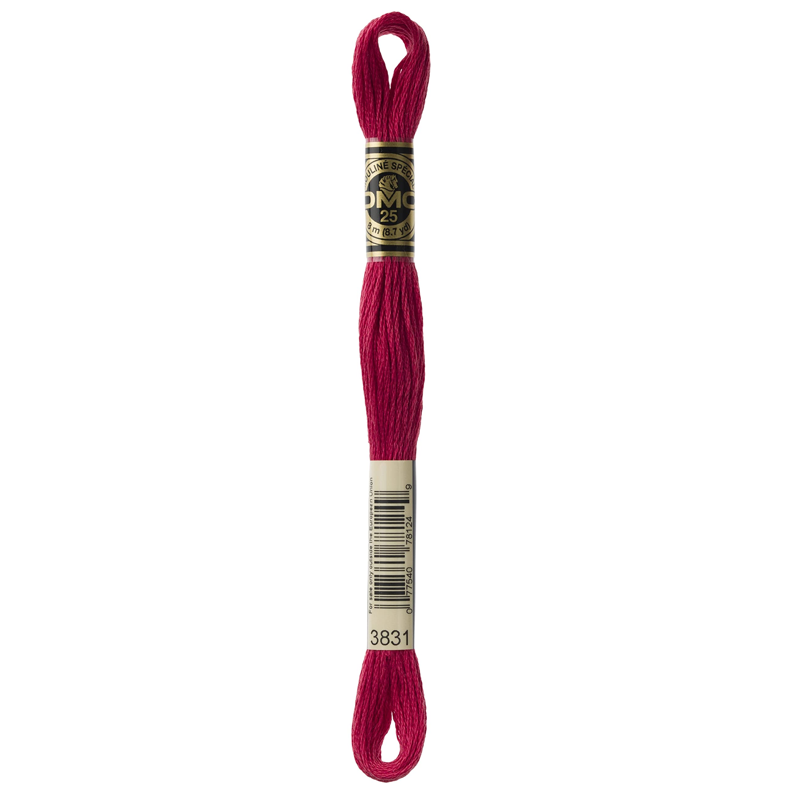 DMC 6-Strand Embroidery Cotton Floss, Dark Raspberry