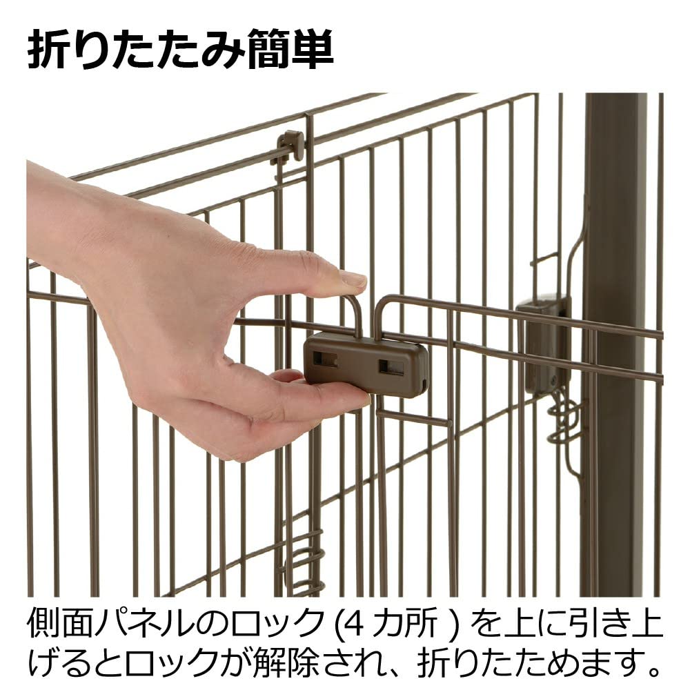 リッチェル ナチュラル折りたたみペットサークル たためる3WAY ペット