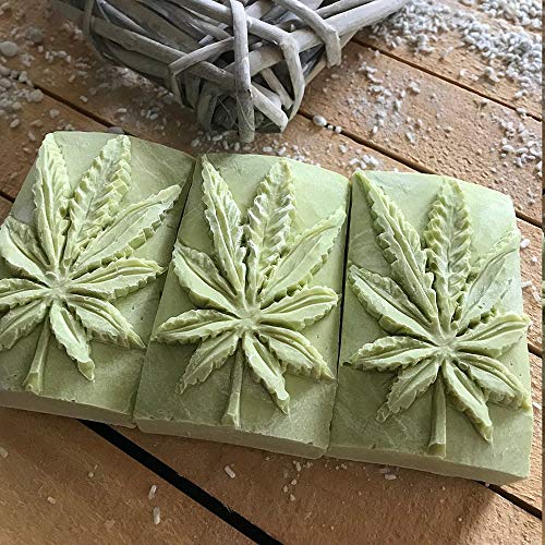 Fewo Pot Leaf Silicone Mold for Handmade Bar Soap Cannabis Leaf Hash Weed Hemp Bath Bomb Lotion Bar Mould (5oz) 4 Fewo Pot Leaf Silicone Mold for Handmade Bar Soap Cannabis Leaf Hash Weed Hemp Bath Bomb Lotion Bar Mould (5oz) - Image 5
