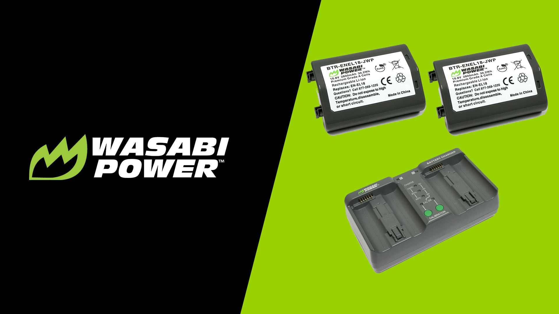 Amazon.com : Wasabi Power Battery (2-Pack) and Dual Charger for