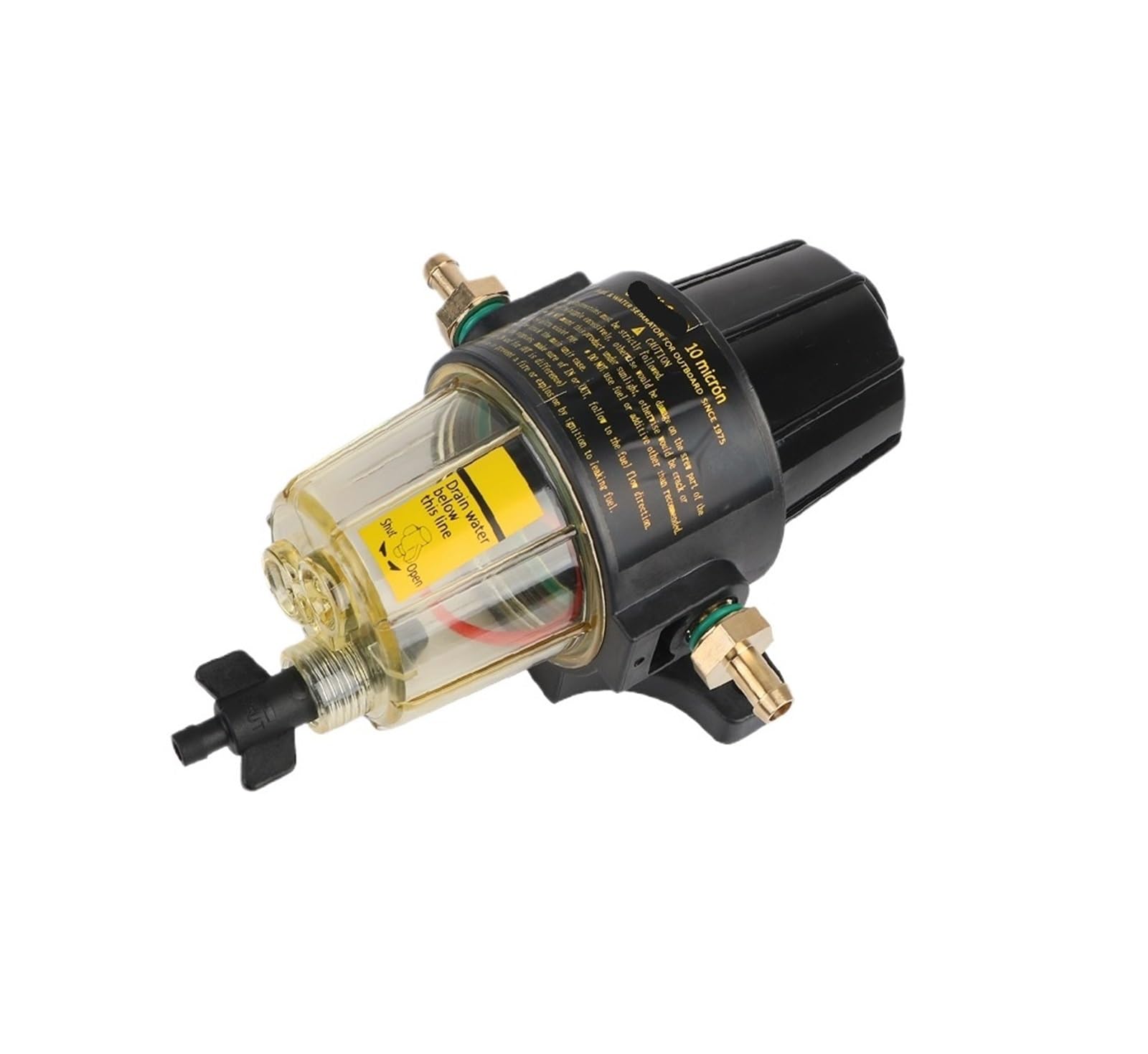 Filtro de combustible separador de agua y aceite con 2 filtros adicionales, tanque de combustible for motor fueraborda de UF-10K de motor de gasolina diésel y yate