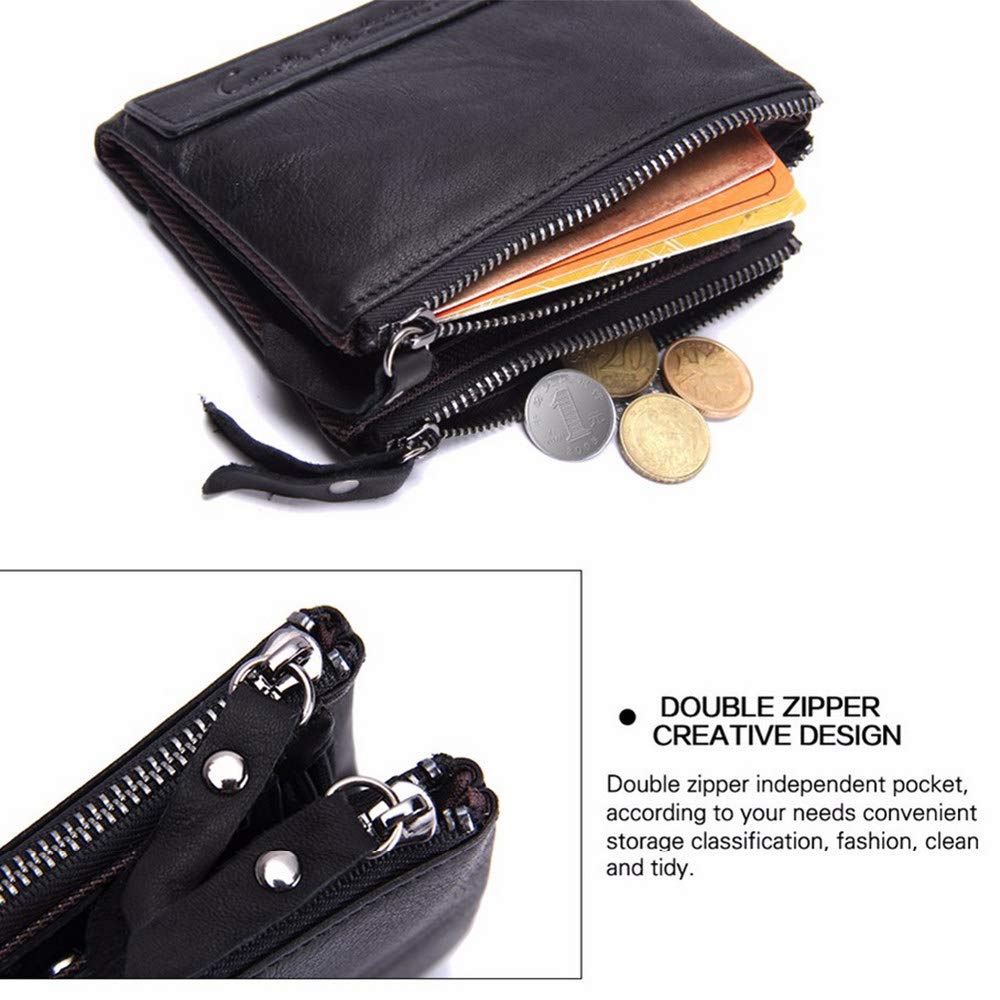 Amazon.co.jp: 本革 薄型 RFID 財布 本革製 メンズ 二つ折り財布 小銭