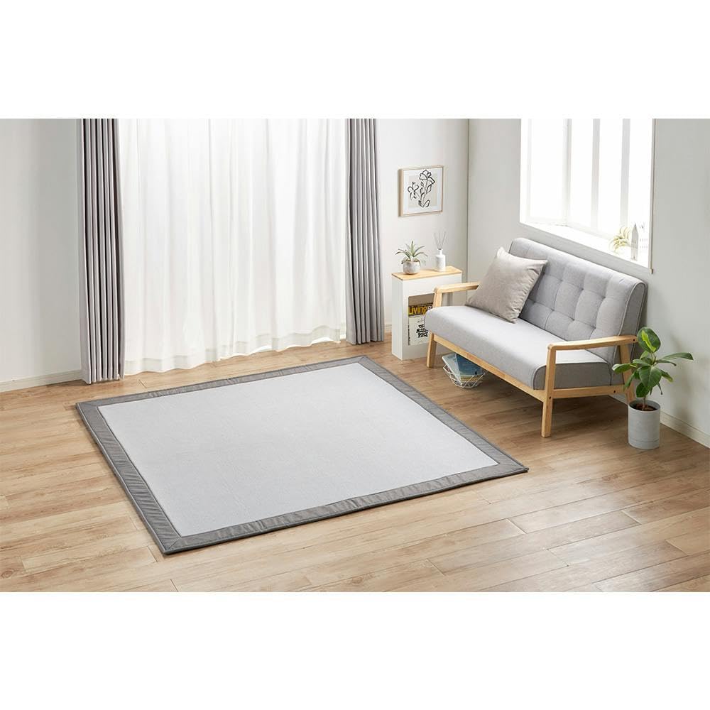 Amazon | カインズ(CAINZ) ウルトラ デオクール ラグ グレー 幅