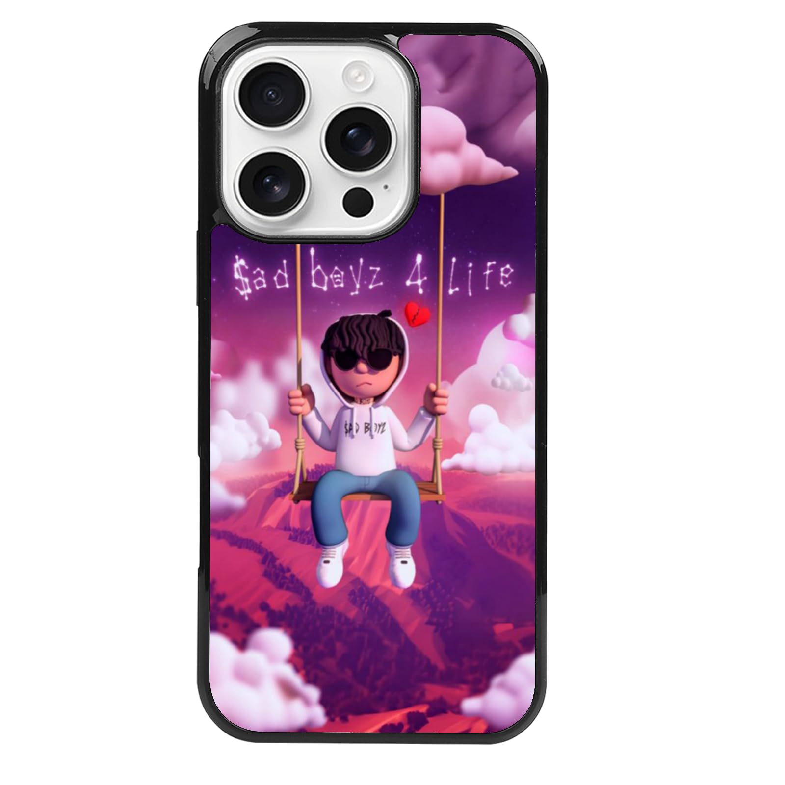 Amazon.com: WOVDNFO Rap Pink Sad Boyz Album Phone Case for iPhone 16 15 ...