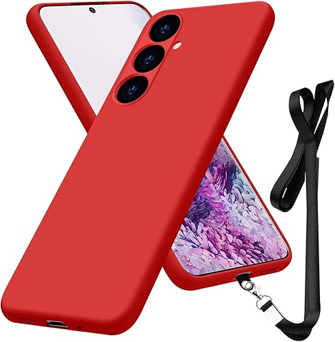 Miniatura 9 de Funda compatible con Samsung Galaxy A13 5G de 6.5 pulgadas, funda protectora de cuerpo completo de silicona suave, correa de cordón para el cuello,