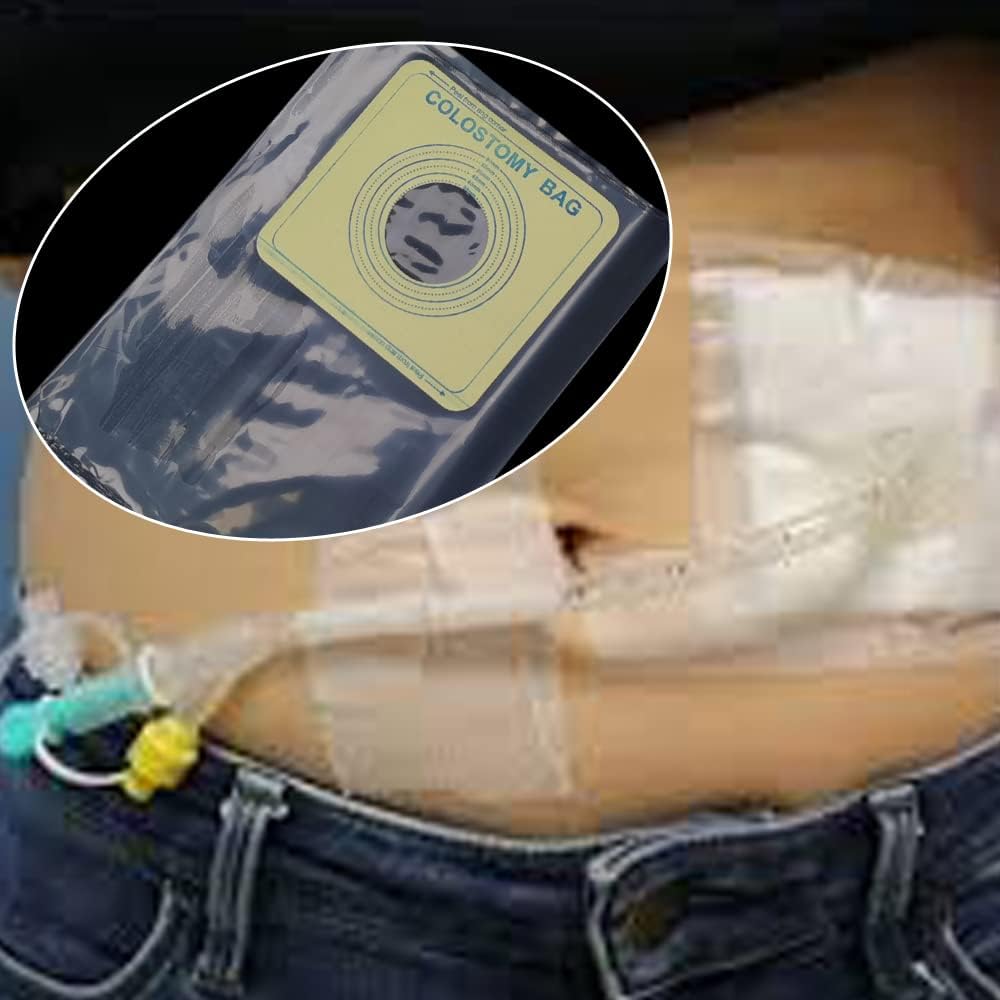 Buy Disposable Ostomy Bag, Waterproof Clear Shields Cover Shower