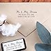 Custom Return Address Stamp, Mr. & Mrs. Personalized Self-Inking Address Stamp