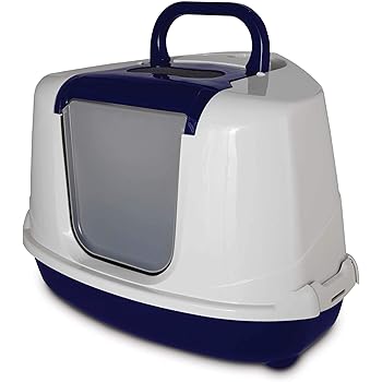 covered corner litter box