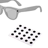 Fukaisu 20pcs Smart Glasses Led Light Blocking Stickers, Low-Tack Reusable Light Covers Stickers Smart Glasses Accessories for Meta Gen 2/Skyler/Headliner/Meta HSTN