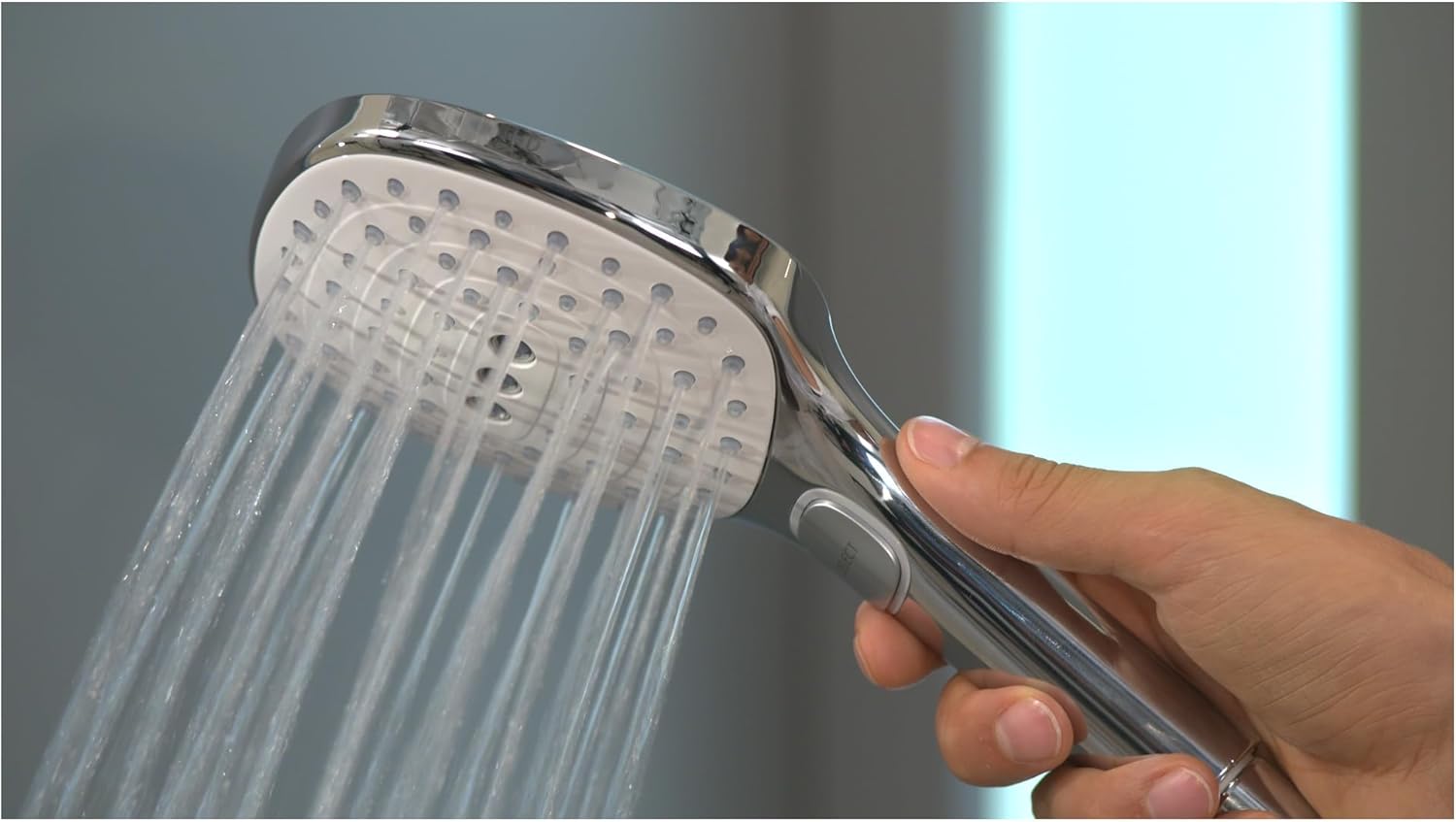 hansgrohe Raindance Select E Easy Install 5-inch Handheld Shower Head Modern 3 RainAir, Rain, Whirl 26521401