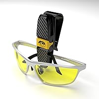Vista 8 de BLUPOND Gafas de conducción nocturna para hombres/mujeres - HD Yellow Vision para máxima claridad - Rally