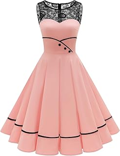 Robe vintage rose poudré Clearance