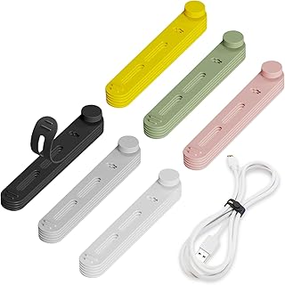 30本 シリコーンケーブルタイ,ケーブルバンド コードまとめる シリコンコードバンド ケーブルまとめる 結束バンド 再利用可能な固定ケーブルタイ - ケーブル配線を束ね、固定するための、トラベルアクセサリーケーブル管理