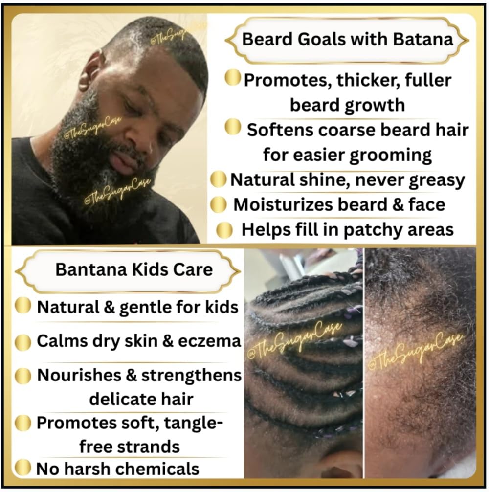 Authentic Batana Oil Hair Growth Oil for Thinning Hair & Edges Natural Hair Oil for 4C Curly & Textured Hair Moisturizing Scalp Oil for Dry Scalp & Protective Styles Raw Unrefined