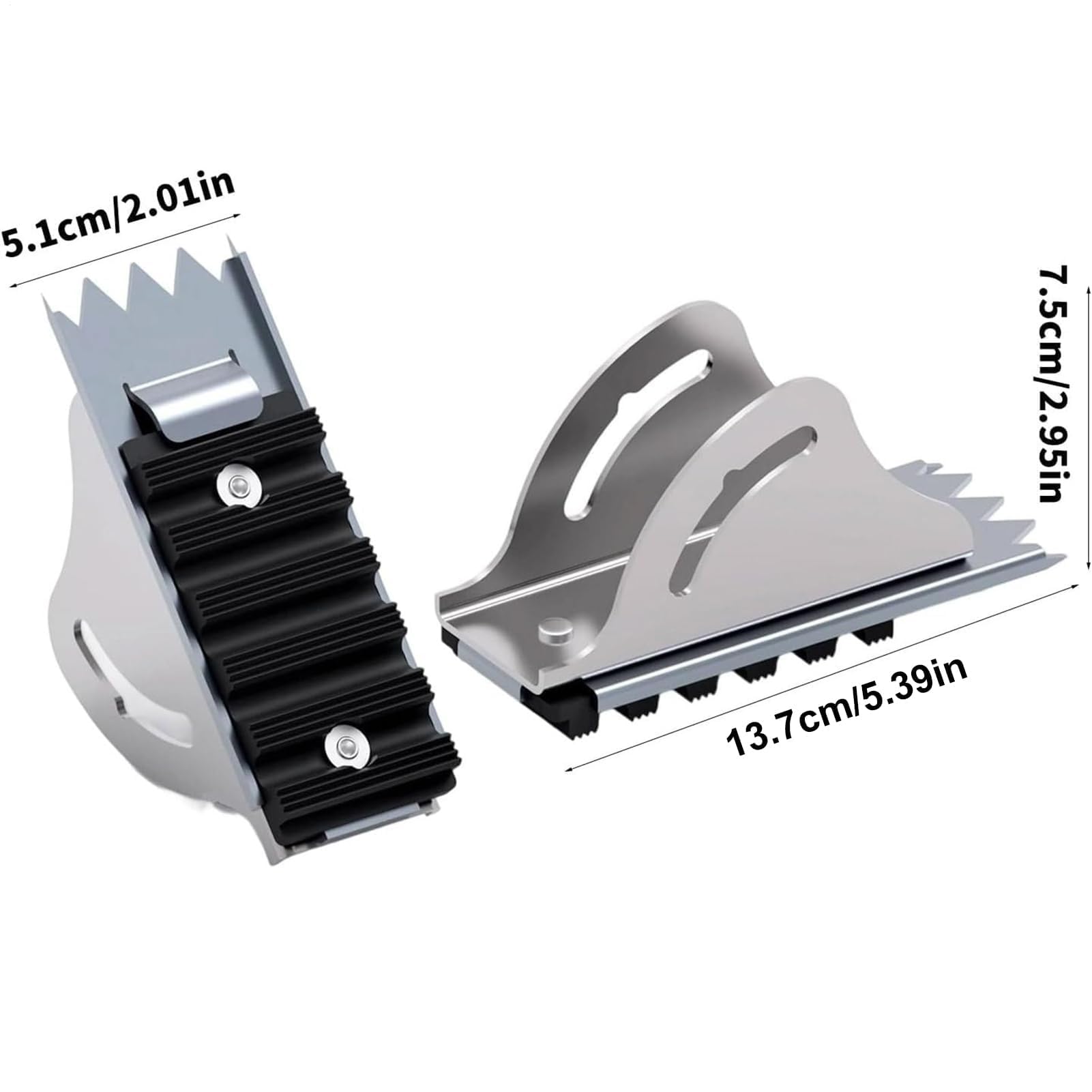 Antypoślizgowy zestaw zamienny stóp schodowych, aluminiowe narzędzie naprawcze do strychów, dachów, sypialni, stołów warsztatowych – niezbędne akcesoria do bezpiecznego użytku w pomieszczeniach