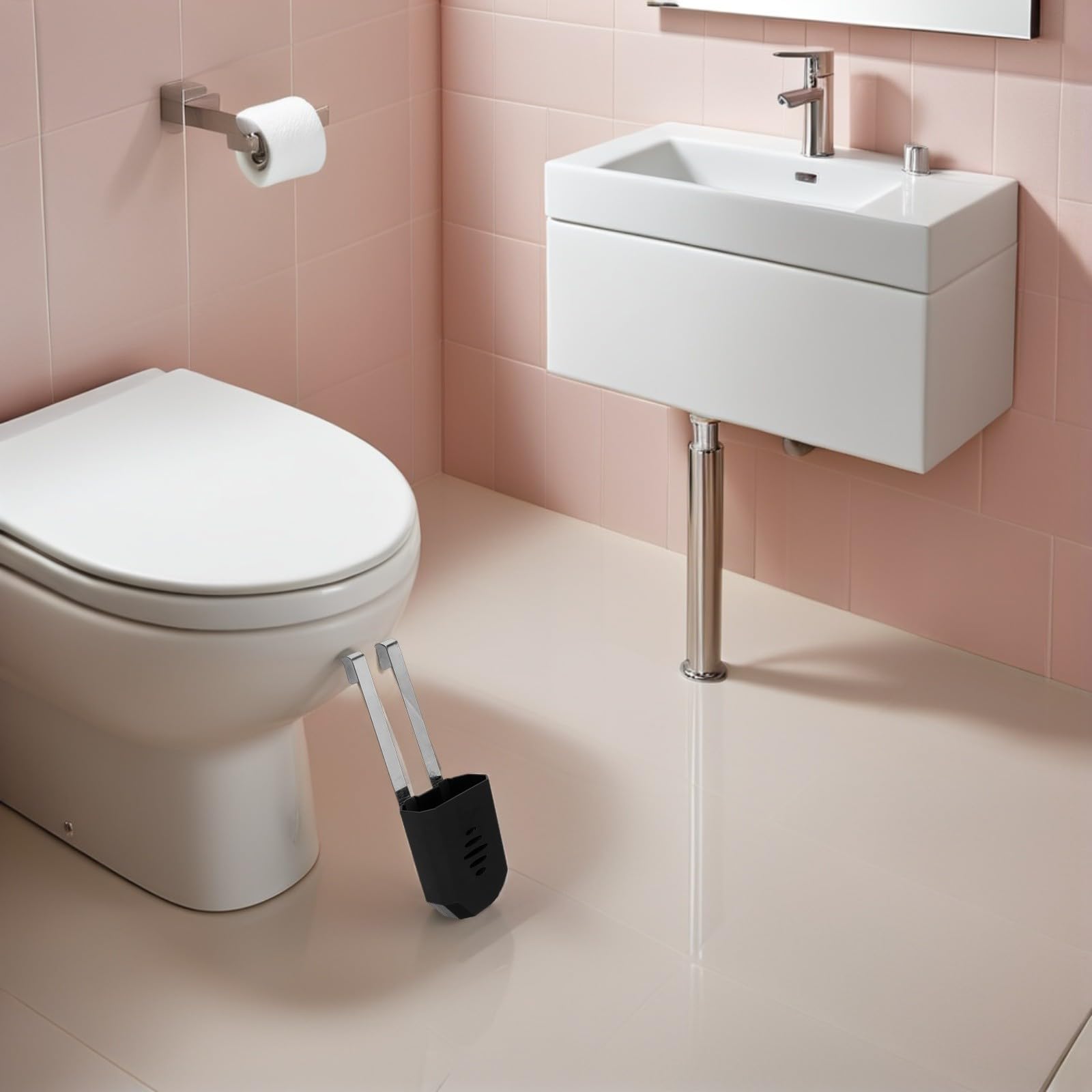 2 Stück Halterung für Toilettenspülkasten Reinigungsplatte