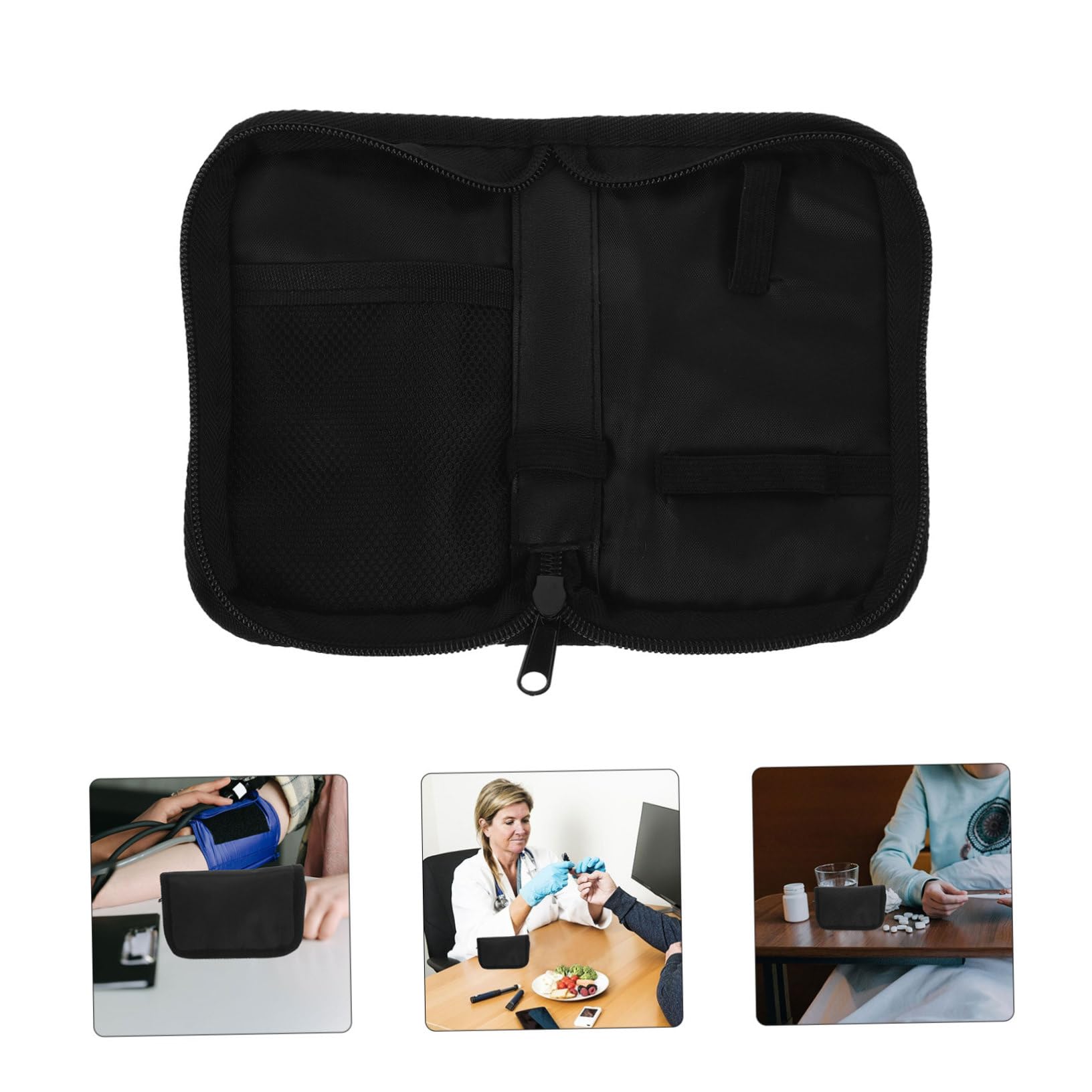 Bolsa De Almacenamiento Para En 12 Unidades Estuche De Almacenamiento Bolsas De Almacenamiento Para Diabéticos Estuche Para Suministros Estuche