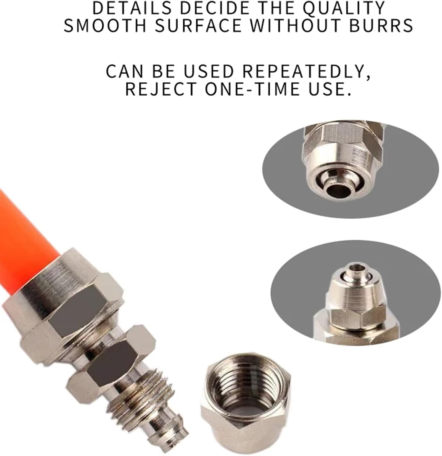 10 PCS PG Pneumatic Connector Quick Twist Straight Through Hose Fitting(10PCS KL-PG6-10)