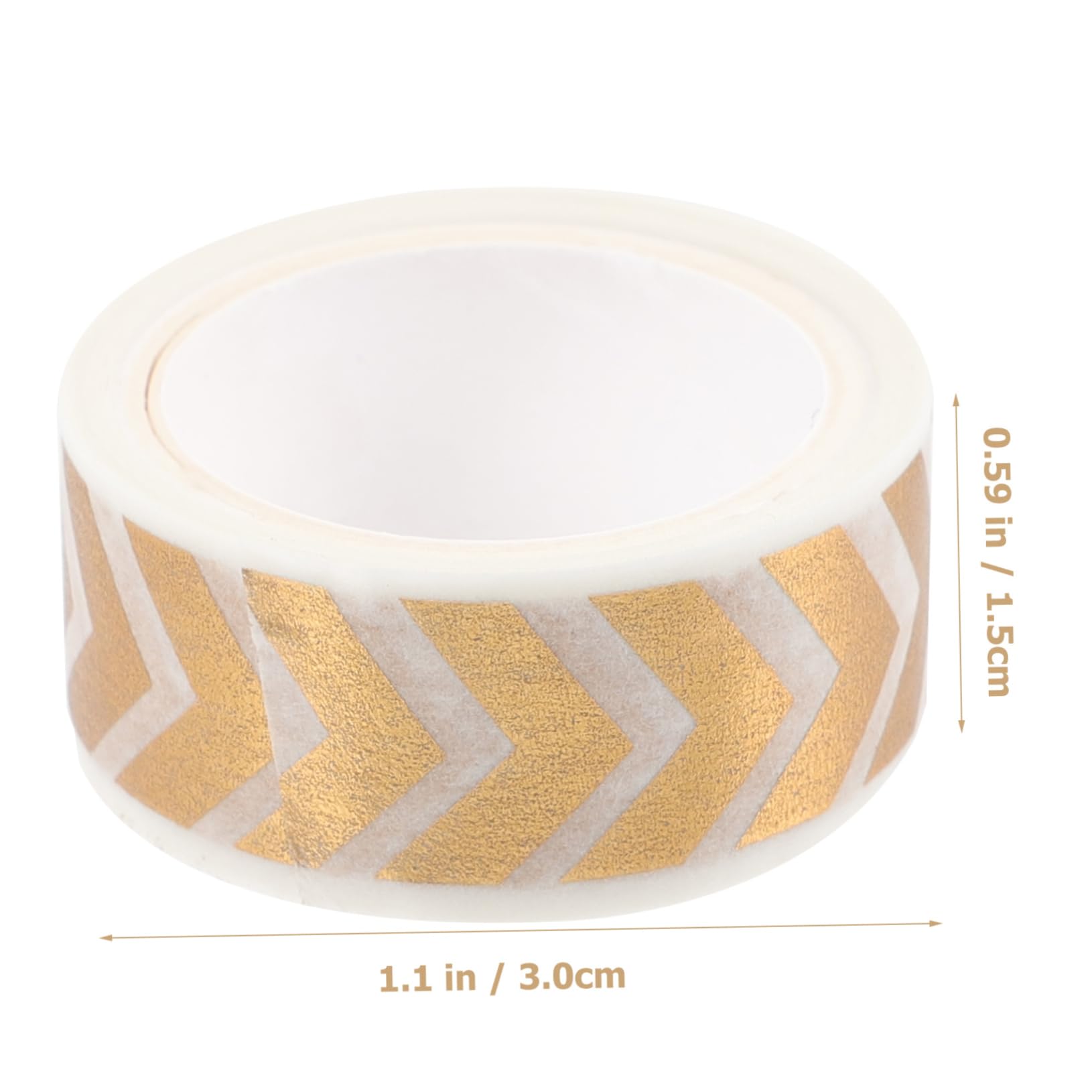 STOBOK 40rotoli Nastro Washi Decorativo Con Motivi Dorati Per Scrapbooking e Diari Adesivi Per Progetti Fai Da Te Decorazioni Per Regali e Album Fotografici