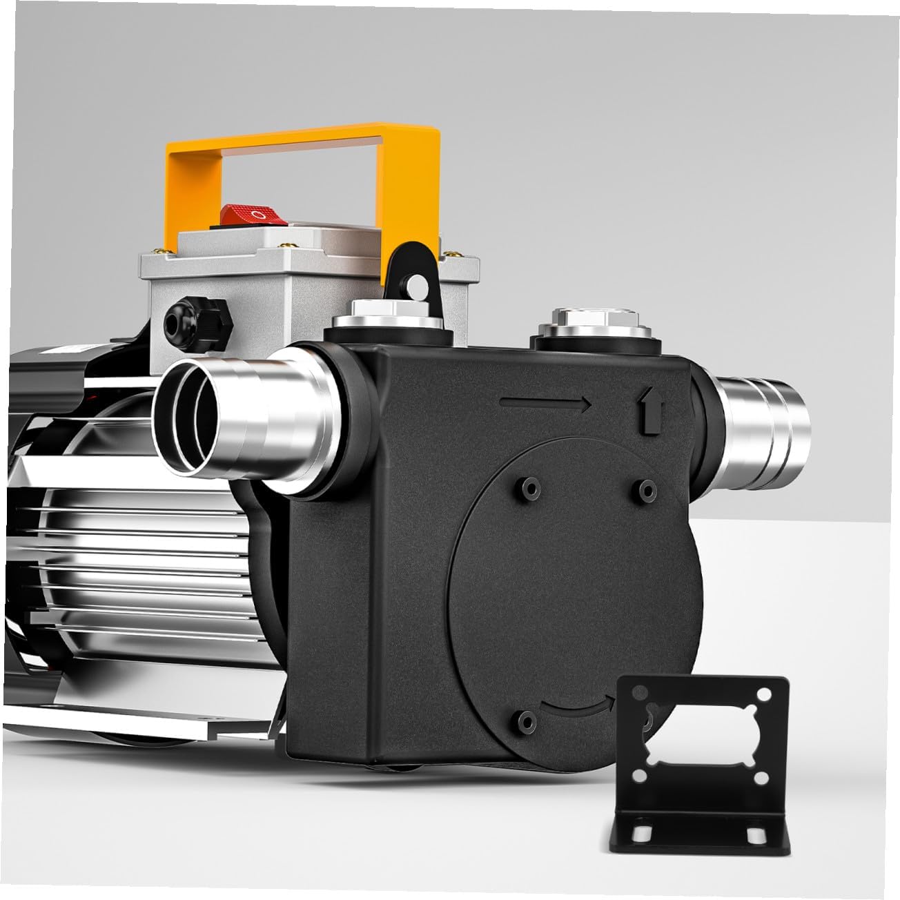Luxshiny Gear Motor Mounting Bracket Motor Mount L-Shaped Bracket Holder Mounting Base Quick Assembly