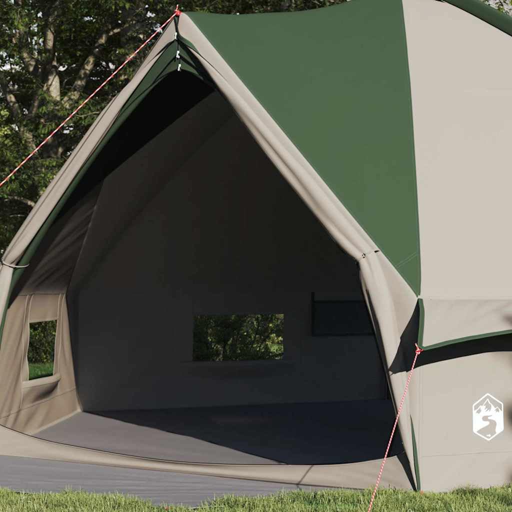 Tienda de Campaña Tipi para 10 Personas, Poliéster 185T Verde