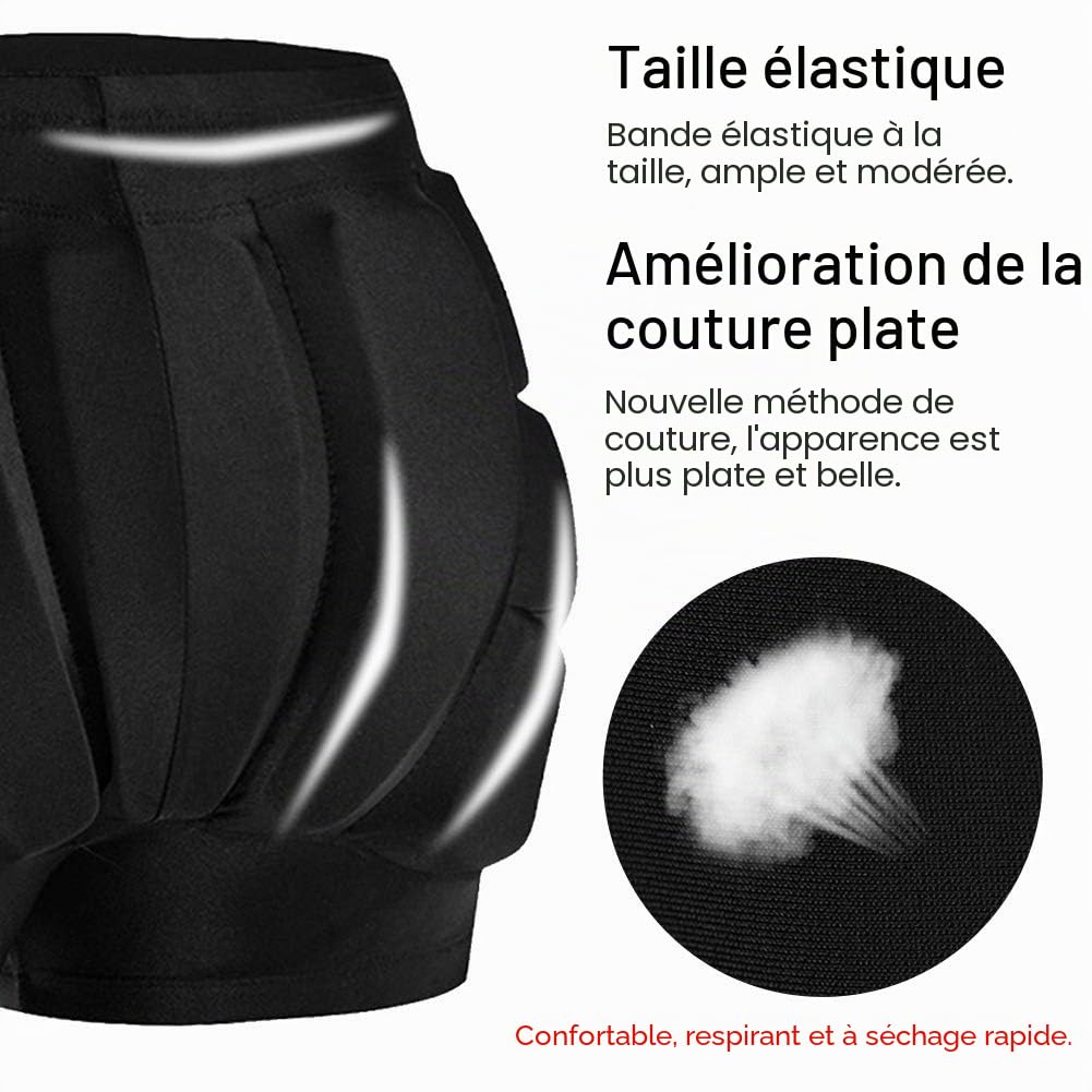 Short rembourré de protection des hanches pour enfants 3D, coussinets de protection des fesses pour snowboard, patinage