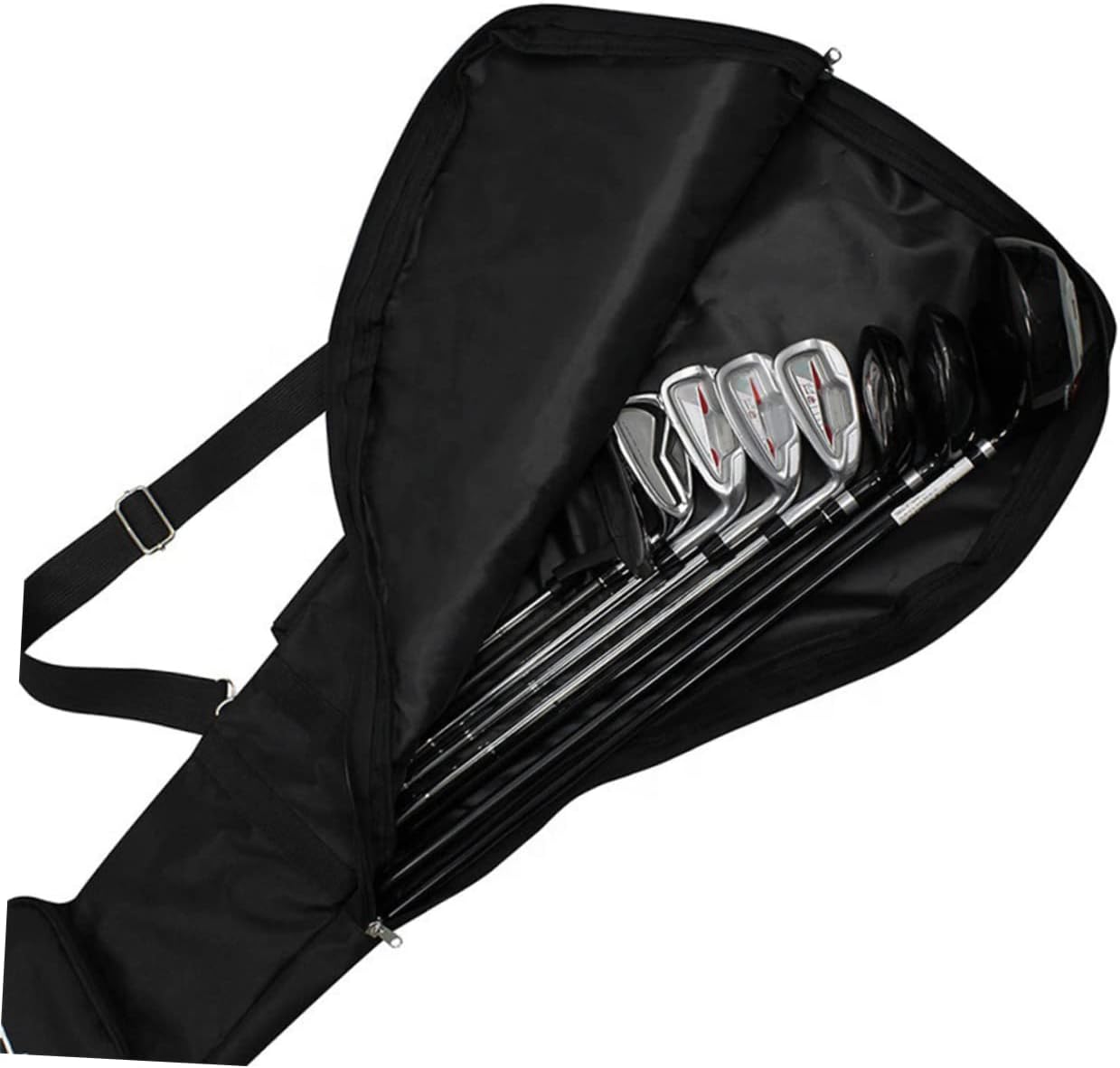 POPETPOP Portable Golf Bag Multi-use Carrier for Easy Storage Transport Lightweight Design Convenient for Daily Golfing for Organizing Equipment