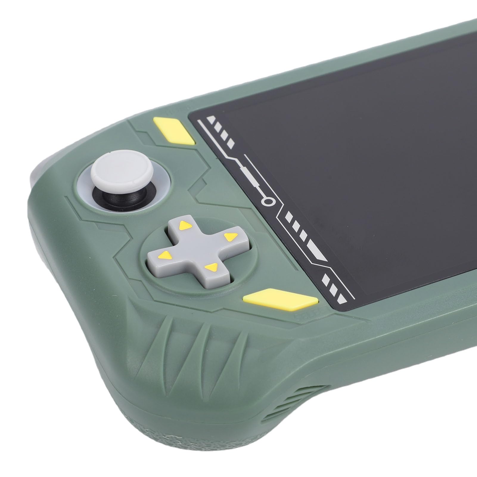 Handheld-Spielekonsole, Tragbarer Gaming-Player mit 5,5-Zoll-Bildschirm und Leistungsstarkem Quad-Core-Chip für Gelegenheitsspieler (Green)