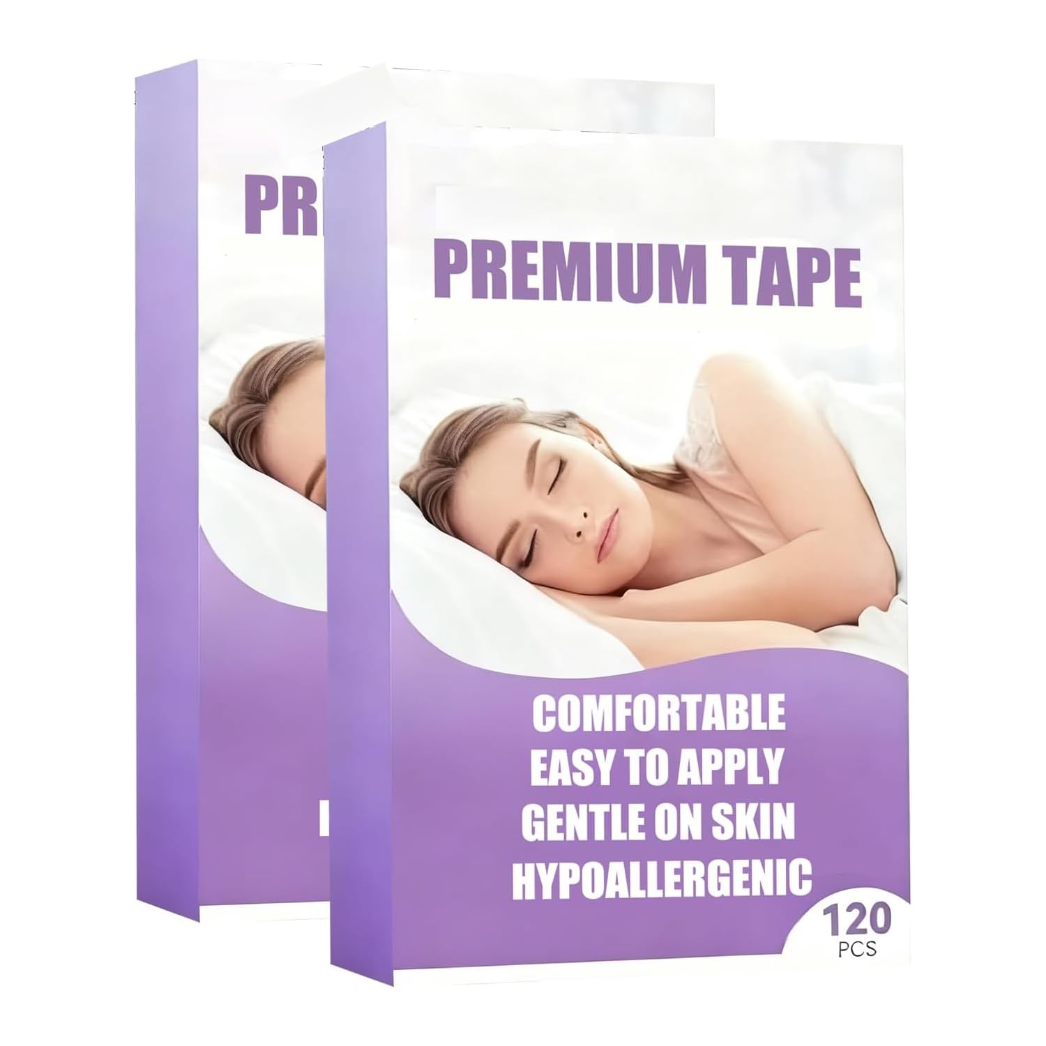 JEXUUD 240 Packs Mouth Tape for Sleeping Comfort with Breathing Hole - Breathable Tape for Women Men, Strong Hold, Sport Tape for Bowling Finger