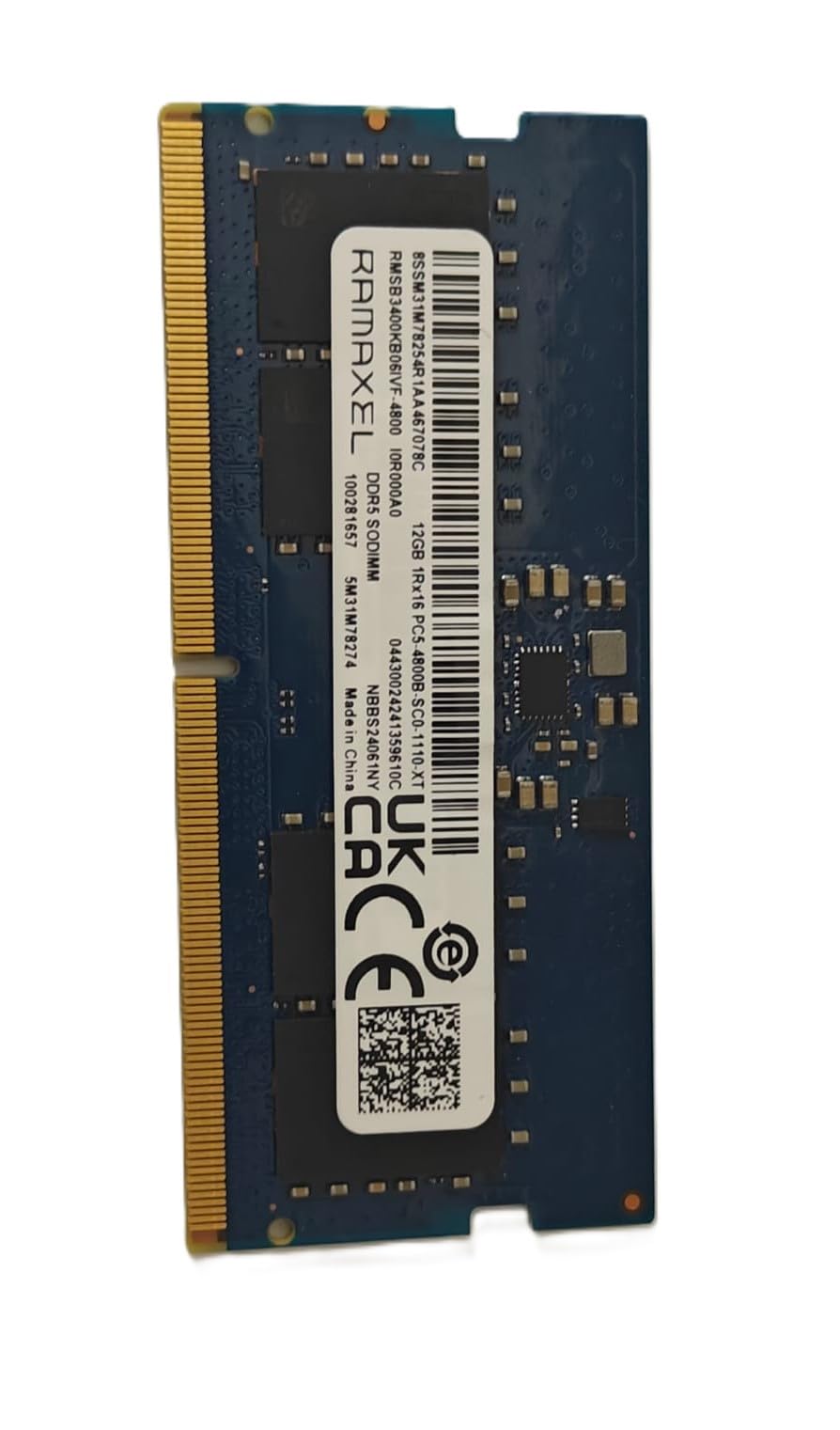 Amazon.in: Buy Laptop RAM 12GB 4800MT/s DDR5 SODIMM RAMAXEL
