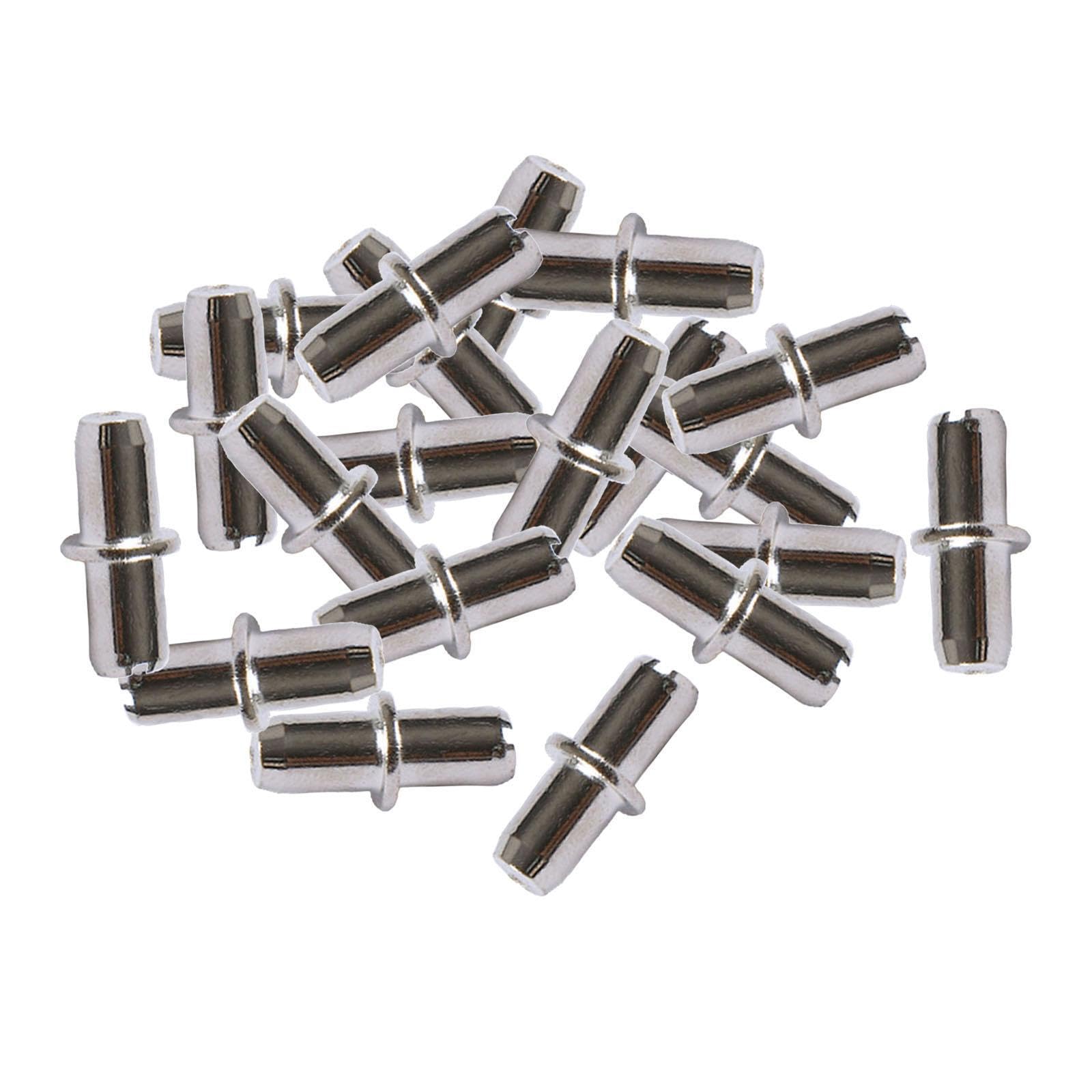 TWISAXC DIY Enthusiasts Shelf Support Pegs for Shelves Furniture Easy Installation These Brackets are Durable and Designed to Withstand Heavy Shelf Pins for, Cylindrical Pin