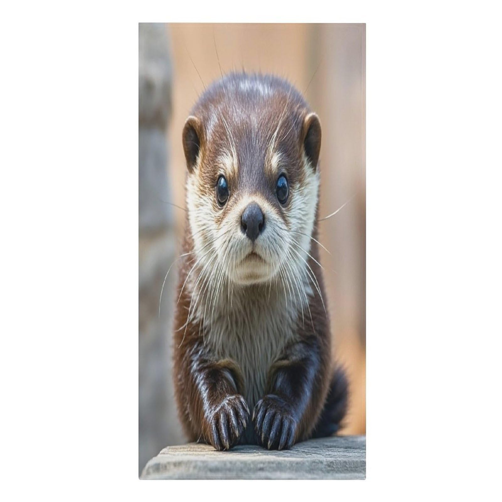 FekiLoot Cute Otter Beach Towel Sand Free Quick Dry Travel Towels Extra Large Big Pool Swim Towels Soft Absorbent Beach Blanket for Vacation Essentials Adult Gift 30" X 61"