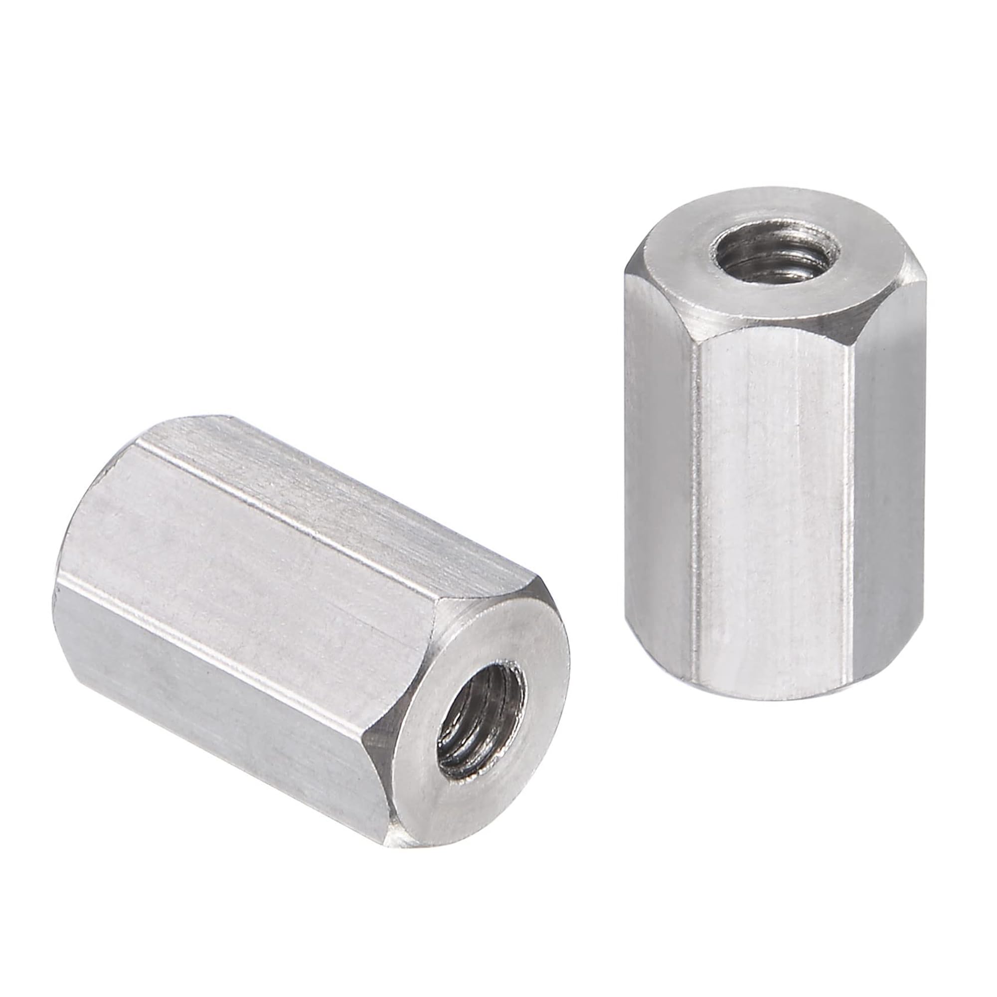 TA-VIGOR M3 x 10mm Hex Coupling Nuts, 304 Stainless Steel Threaded Rod Connector for Home Machine Industrial 10 Pcs