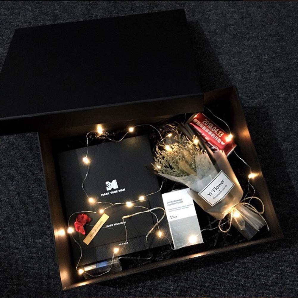 Luci Natalizie,Luci LED da Fata,Luci stellate a Corde Impermeabili Bianco Caldo su Filo di Rame,luci lucciole per Interni Natalizi Esterni Decorativi,10M100LED