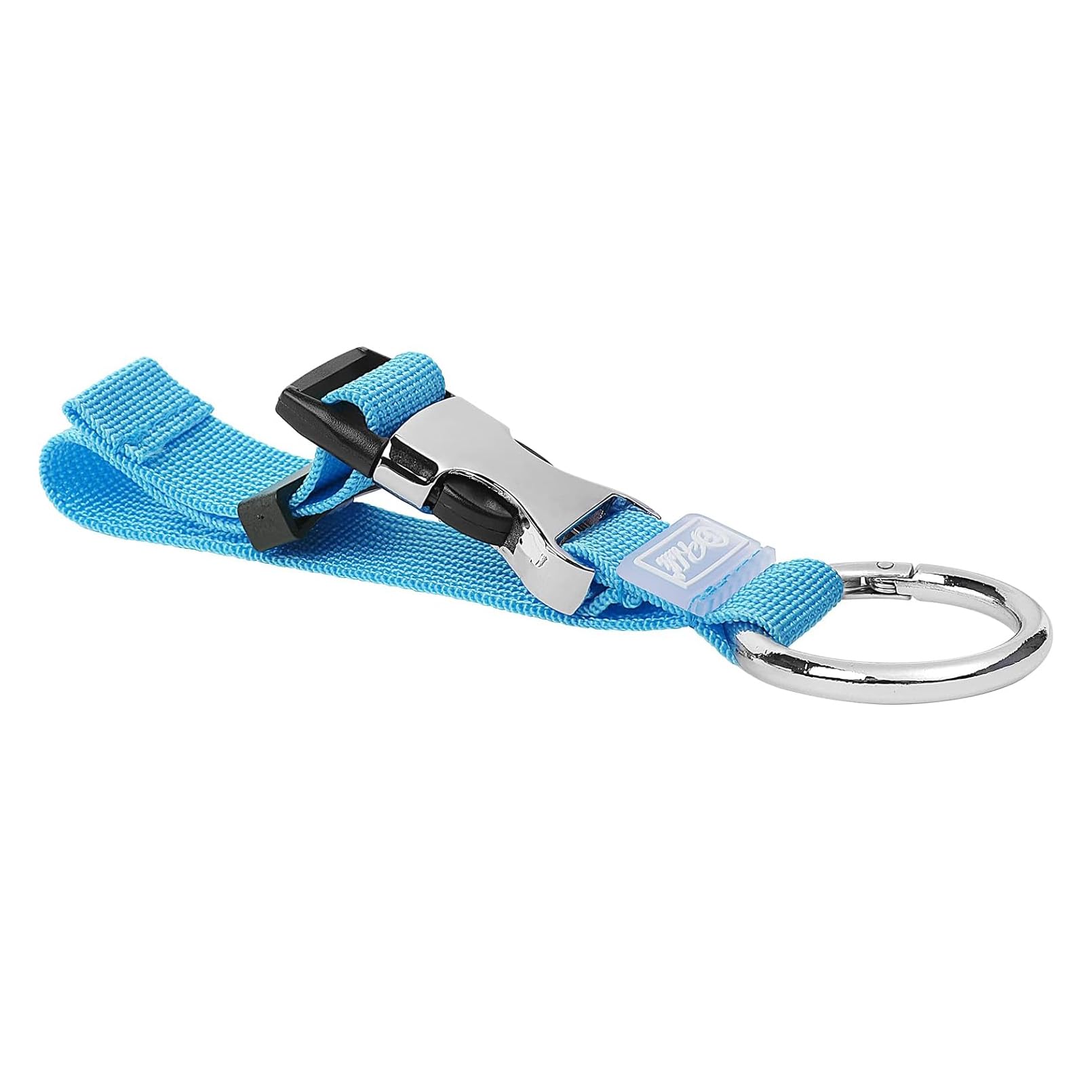 JAKAGOHeavy Duty Add a Bag Luggage Strap Adjustable Coat Holder Gripper Carry-on Baggage Suitcase Belt with Ring Hook Travel Attachment Handbag Clip(Blue)
