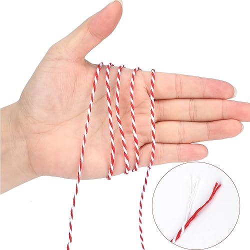 Vista 17 de Cuerda negra de algodón para panaderos de 656 pies, cuerda de algodón, para manualidades, regalo, cuerda de Navidad Negro