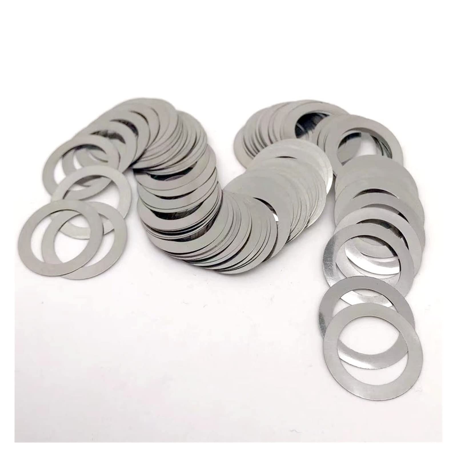 Arandelas planas de acero inoxidable, paquete de arandelas planas de acero inoxidable 304 de M2-M40 0,1-1 mm(1mm thick,10pcs M10x14)