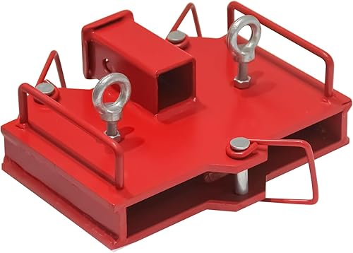 Enganche receptor de remolque para accesorio de montacargas, se adapta al receptor estándar de 2 pulgadas para remolques móviles y otras cargas