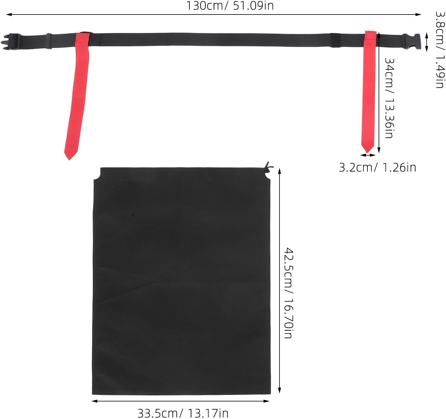 Hemoton 1 Set Flag Football Belts: Kids Adult Adjustable Waist Belts For Youth Teens Adults Team Training Sport Events Outdoor Indoor Games